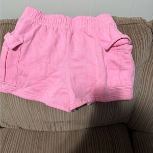 No Boundaries Pink Cargo Shorts Lightweight Casual
